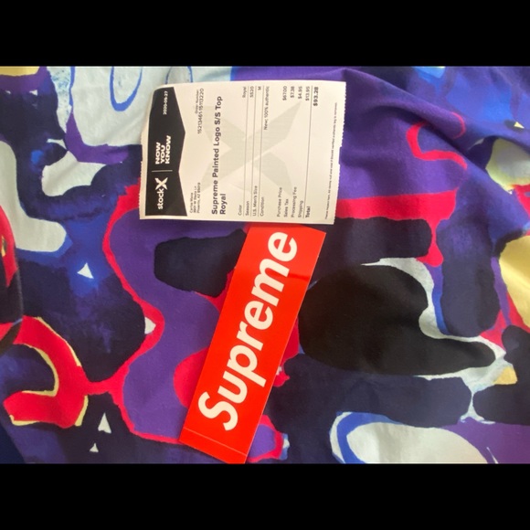 Supreme painted logo tee - Picture 3 of 3